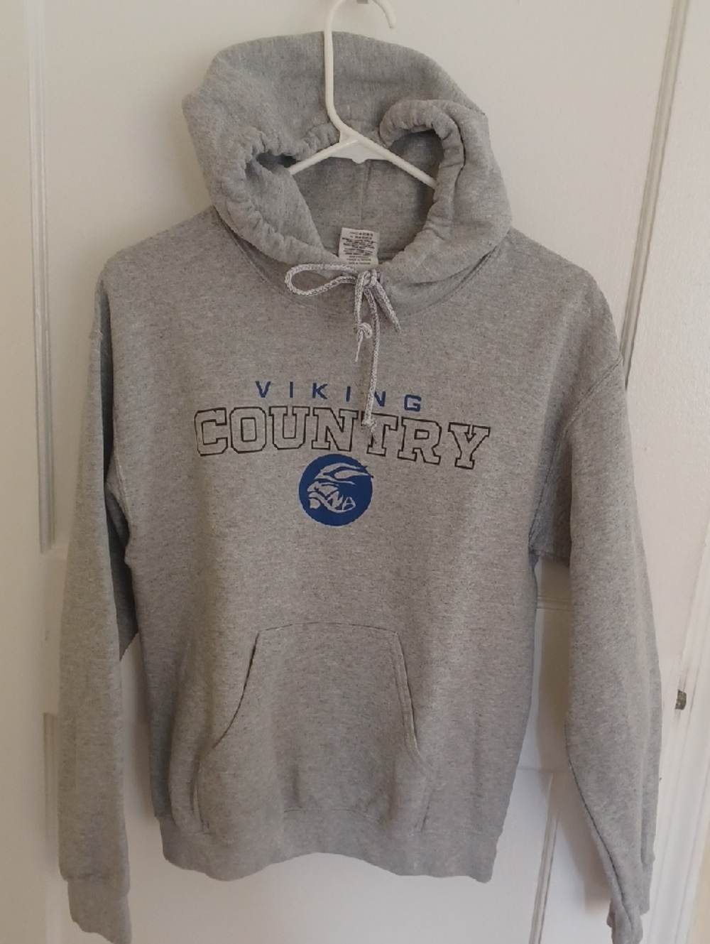 Viking Country Gray Hooded Sweatshirt - Unbranded